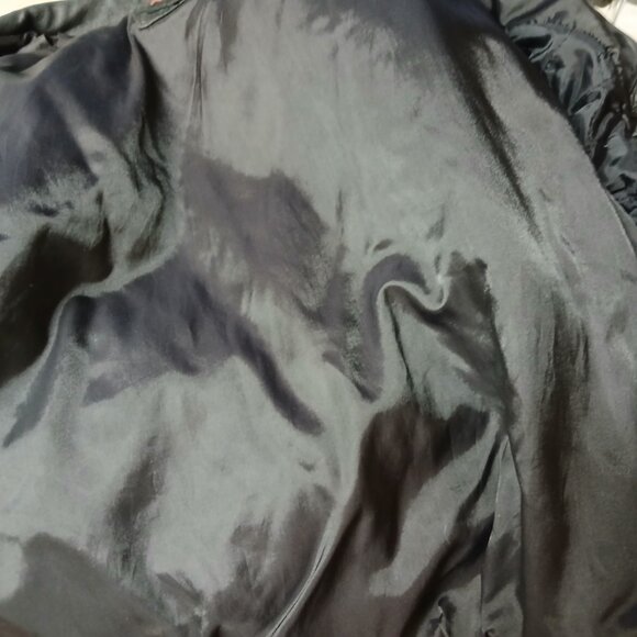 Vintage 90's Leather Jacket Very Rare International Flags Patches USA America - Picture 12 of 12